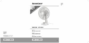 Bedienungsanleitung SilverCrest IAN 313830 Ventilator