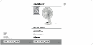 Bedienungsanleitung SilverCrest IAN 331470 Ventilator