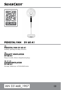 Bedienungsanleitung SilverCrest IAN 331468 Ventilator