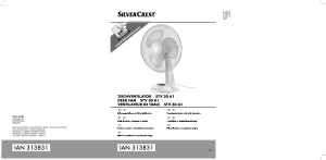 Bedienungsanleitung SilverCrest IAN 313831 Ventilator