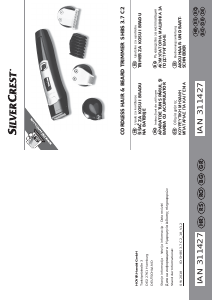 Manual SilverCrest IAN 311427 Trimmer de barba