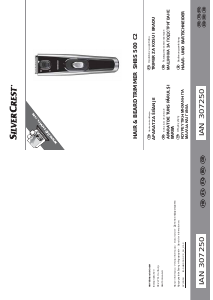 Manual SilverCrest SHBS 500 C2 Trimmer de barba