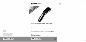 Manual SilverCrest IAN 300521 Trimmer de barba