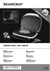 Manual SilverCrest IAN 270051 Contact Grill