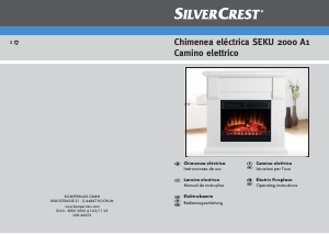 Manual de uso SilverCrest IAN 66252 Chimenea electrica