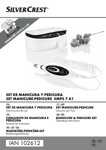 Manual SilverCrest IAN 102612 Conjunto de manicure-pedicure