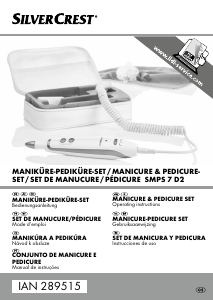 Manual SilverCrest IAN 289515 Conjunto de manicure-pedicure