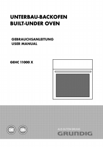 Bedienungsanleitung Grundig GEHC 11000 X Herd