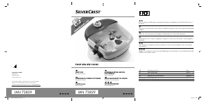 Bedienungsanleitung SilverCrest IAN 73829 Fussbad