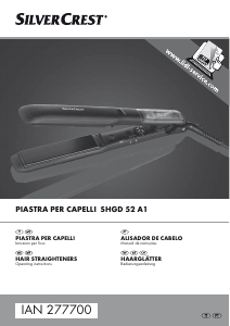 Manual SilverCrest IAN 277700 Alisador de cabelo