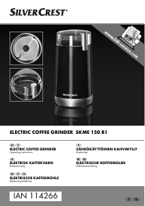 Bedienungsanleitung SilverCrest IAN 114266 Kaffeemühle