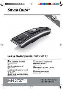 Instrukcja SilverCrest SHBS 500 B2 Strzyżarka do włosów
