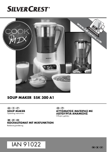 Manual SilverCrest IAN 91022 Soup Maker