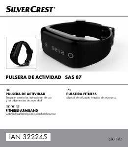 Manual de uso SilverCrest SAS 87 Rastreador de actividad