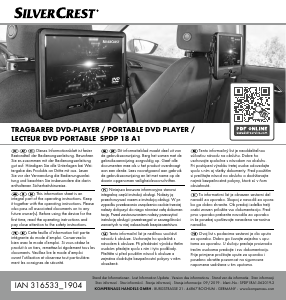 Instrukcja SilverCrest IAN 316533 Odtwarzacz DVD