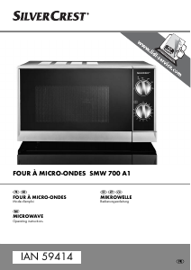 Manual SilverCrest IAN 59414 Microwave