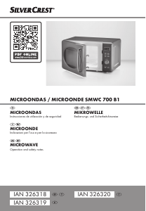 Manual SilverCrest IAN 326320 Microwave