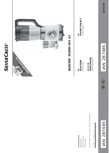 Bedienungsanleitung SilverCrest IAN 287485 Standmixer