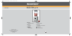 Bedienungsanleitung SilverCrest IAN 71495 Standmixer