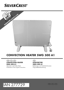 Manual SilverCrest IAN 277729 Heater