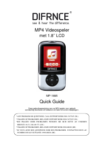 Handleiding DIFRNCE MP1895 Mp3 speler