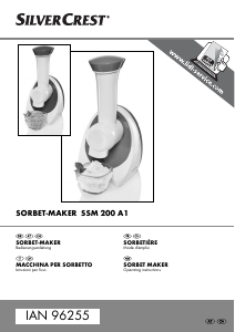 Manual SilverCrest IAN 96255 Ice Cream Machine