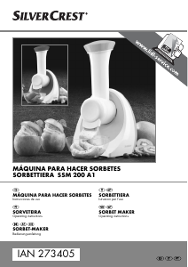 Manual de uso SilverCrest IAN 273405 Máquina de helados