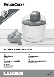 Instrukcja SilverCrest IAN 290154 Maszyna do lodów