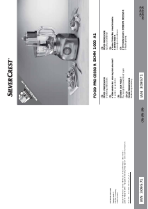 Manual SilverCrest IAN 309571 Robot de bucătărie