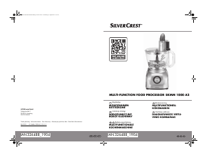 Bruksanvisning SilverCrest SKMM 1000 A2 Matberedare