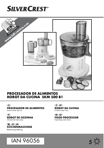 Manual de uso SilverCrest IAN 96056 Robot de cocina