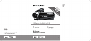 Bedienungsanleitung SilverCrest IAN 75981 Camcorder