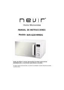 Manual Nevir NVR-6229 MMDG Microwave