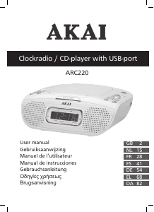 Manual de uso Akai ARC220 Radiodespertador
