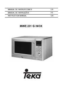 Manual Teka MGE 231 G INOX Microwave