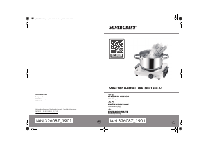 Handleiding SilverCrest IAN 326087 Kookplaat