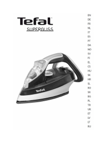 Käyttöohje Tefal FV3810 Supergliss Silitysrauta