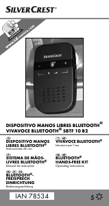 Manual de uso SilverCrest IAN 78534 Kit manos libres