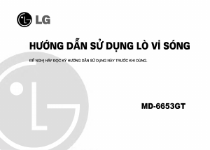 Hướng dẫn sử dụng LG MD-6653GT Lò vi sóng