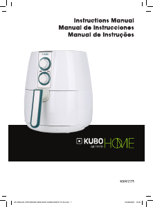 Manual de uso Kubo KBAF2173 Freidora