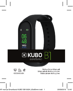 Handleiding Kubo KBSB4856BK Activity tracker