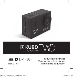 Manual de uso Kubo K92IHD4107 Action cam