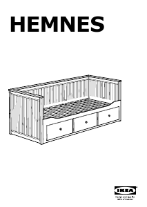 Bedienungsanleitung IKEA HEMNES (3 drawers) Schlafsofa