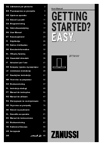 Mode d’emploi Zanussi ZFT919Y Hotte aspirante