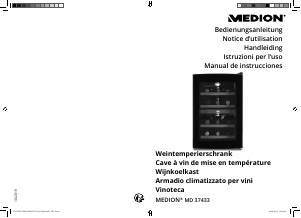 Handleiding Medion MD 37433 Wijnklimaatkast