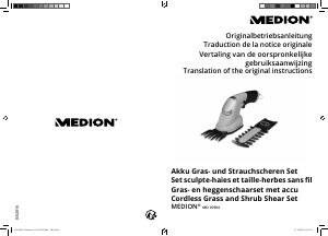 Bedienungsanleitung Medion MD 16904 Heckenschere