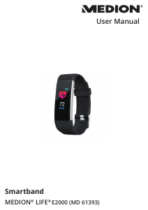 Handleiding Medion E2000 (MD 61393) Activity tracker