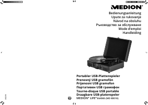 Bedienungsanleitung Medion LIFE E64065 (MD 80018) Plattenspieler