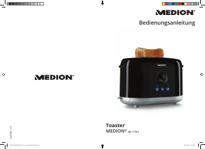 Bedienungsanleitung Medion MD 17363 Toaster
