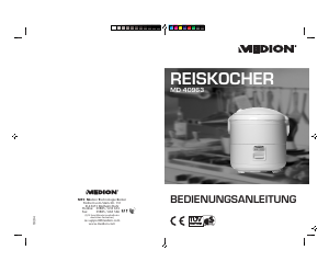 Bedienungsanleitung Medion MD 40963 Reiskocher